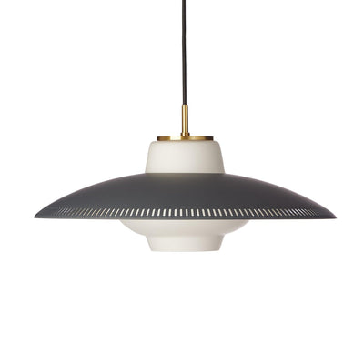 Evelo Pendant Lamp Opal Glass Wide Shade Classic