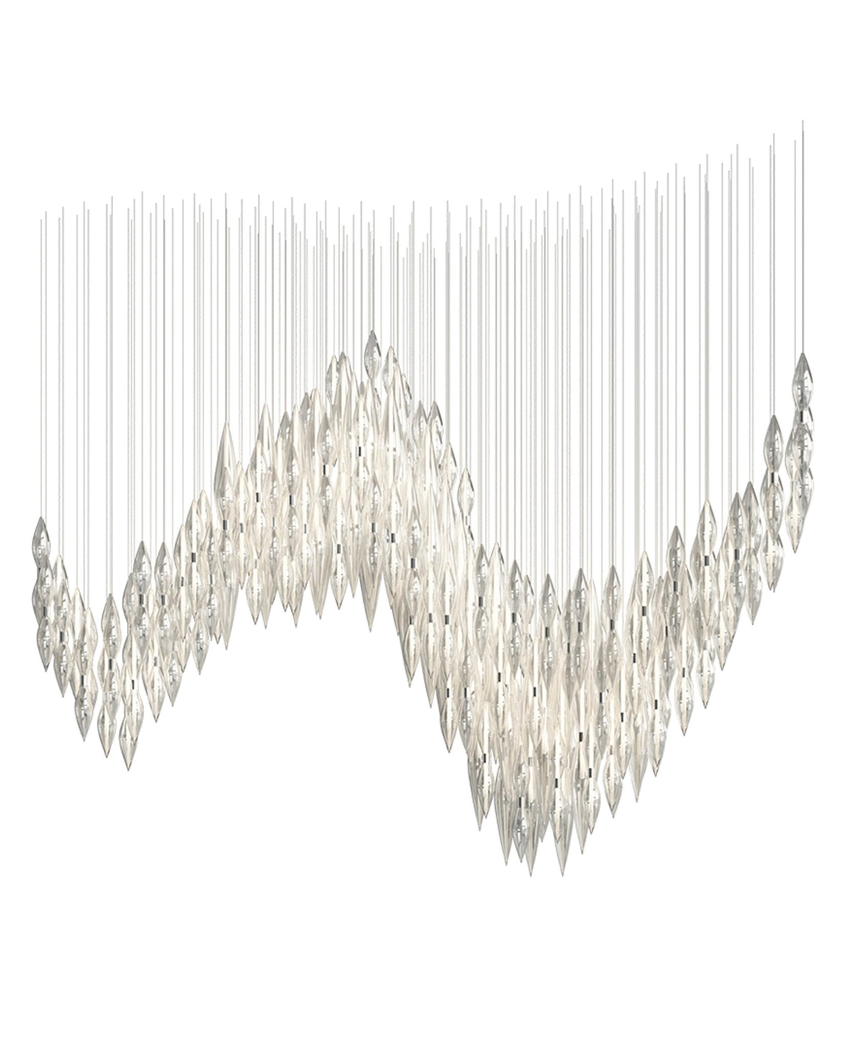 Oloren Prismatic Crystal Chandelier