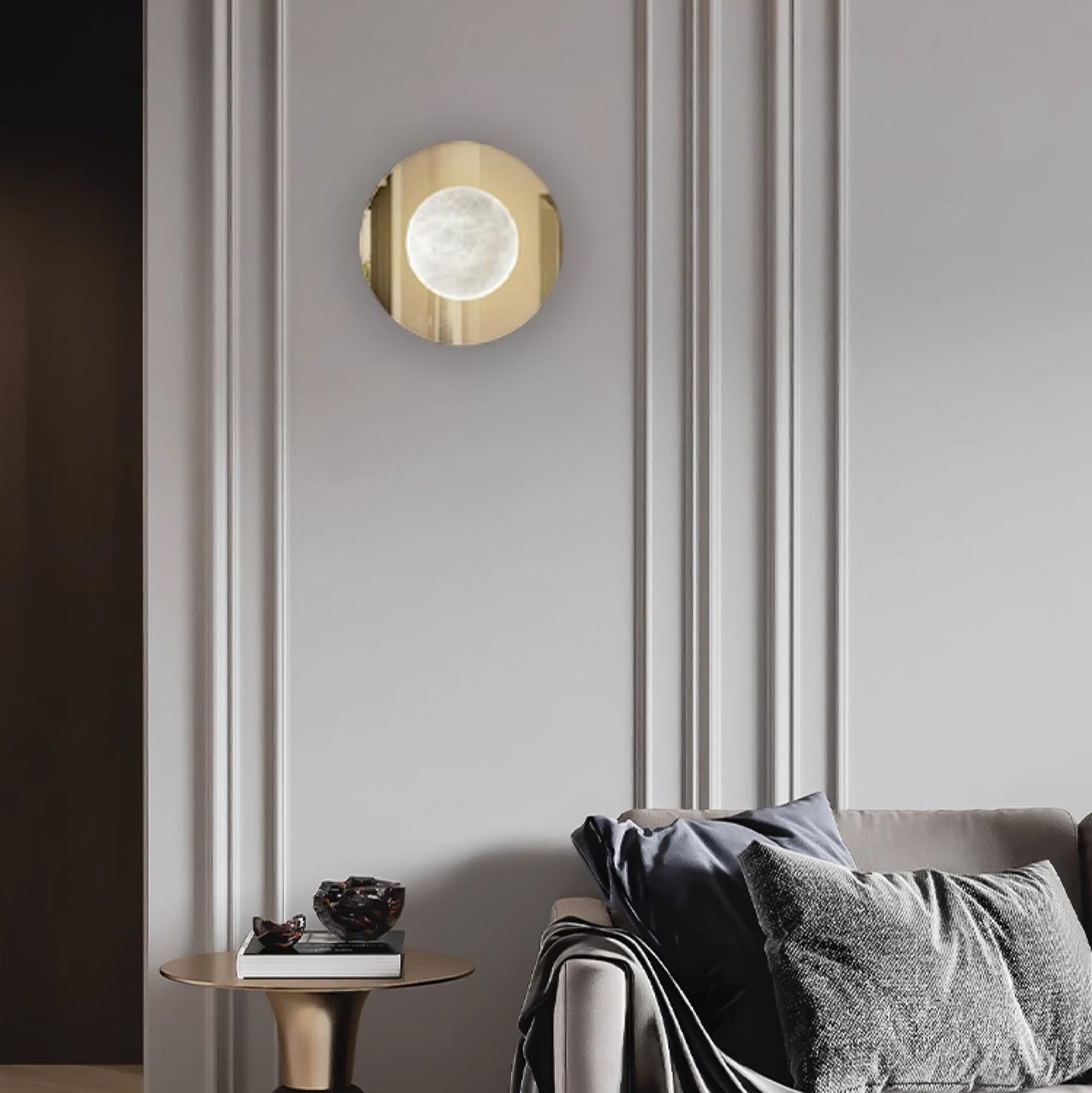 Nivereria Modern Alabaster Wall Light