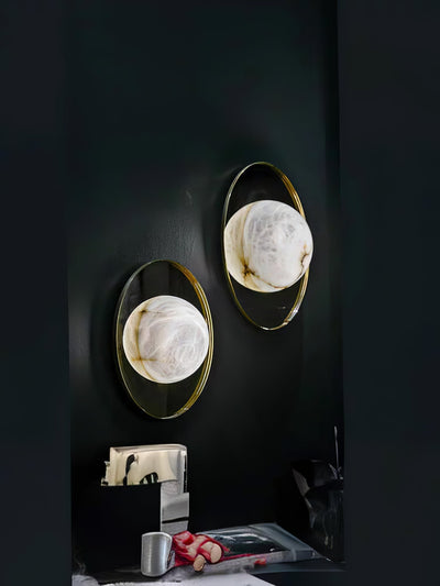 Nivereria Modern Alabaster Wall Light