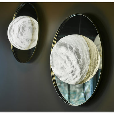 Nivereria Modern Alabaster Wall Light