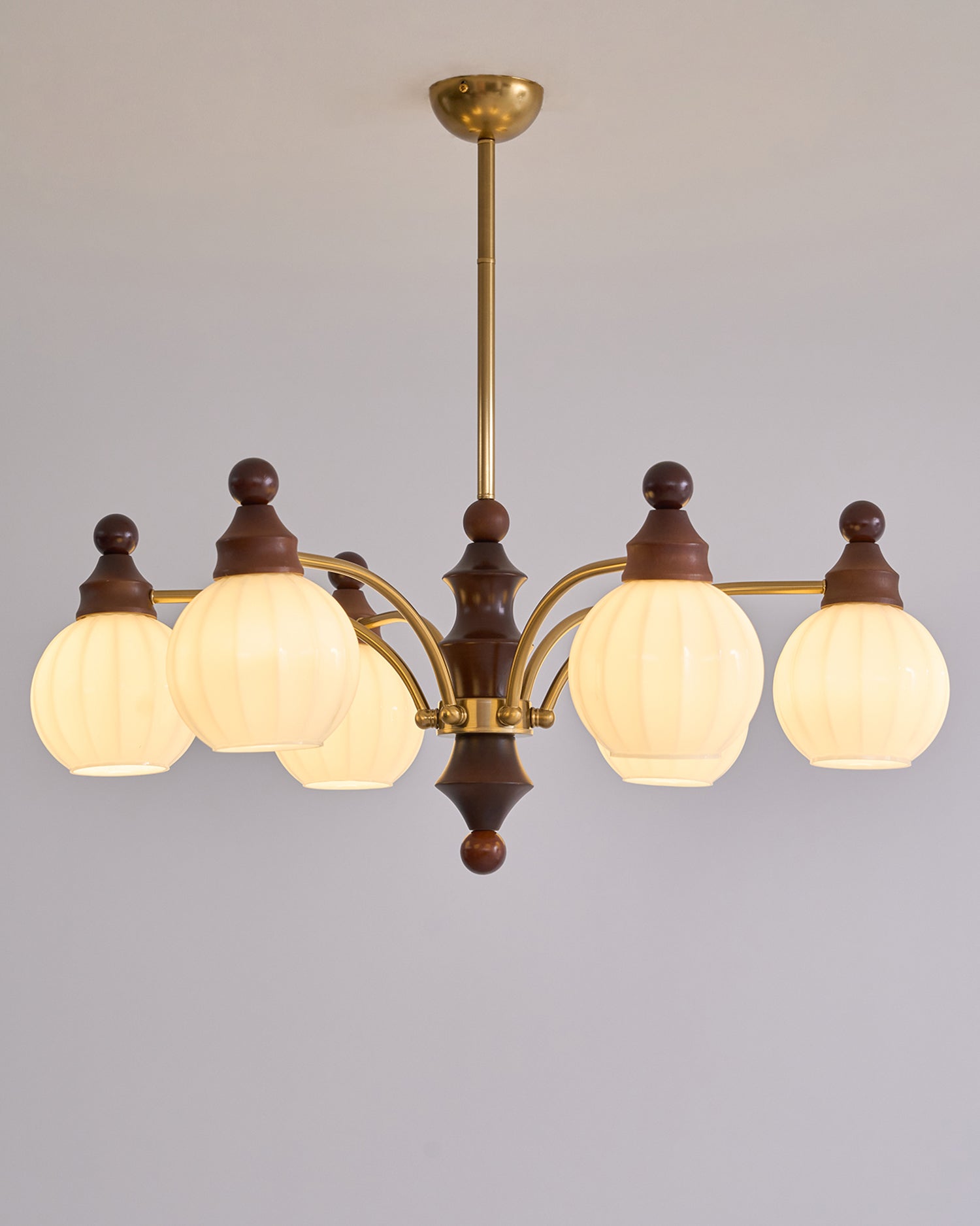Jago Chandelier Blossom with Glass Shades