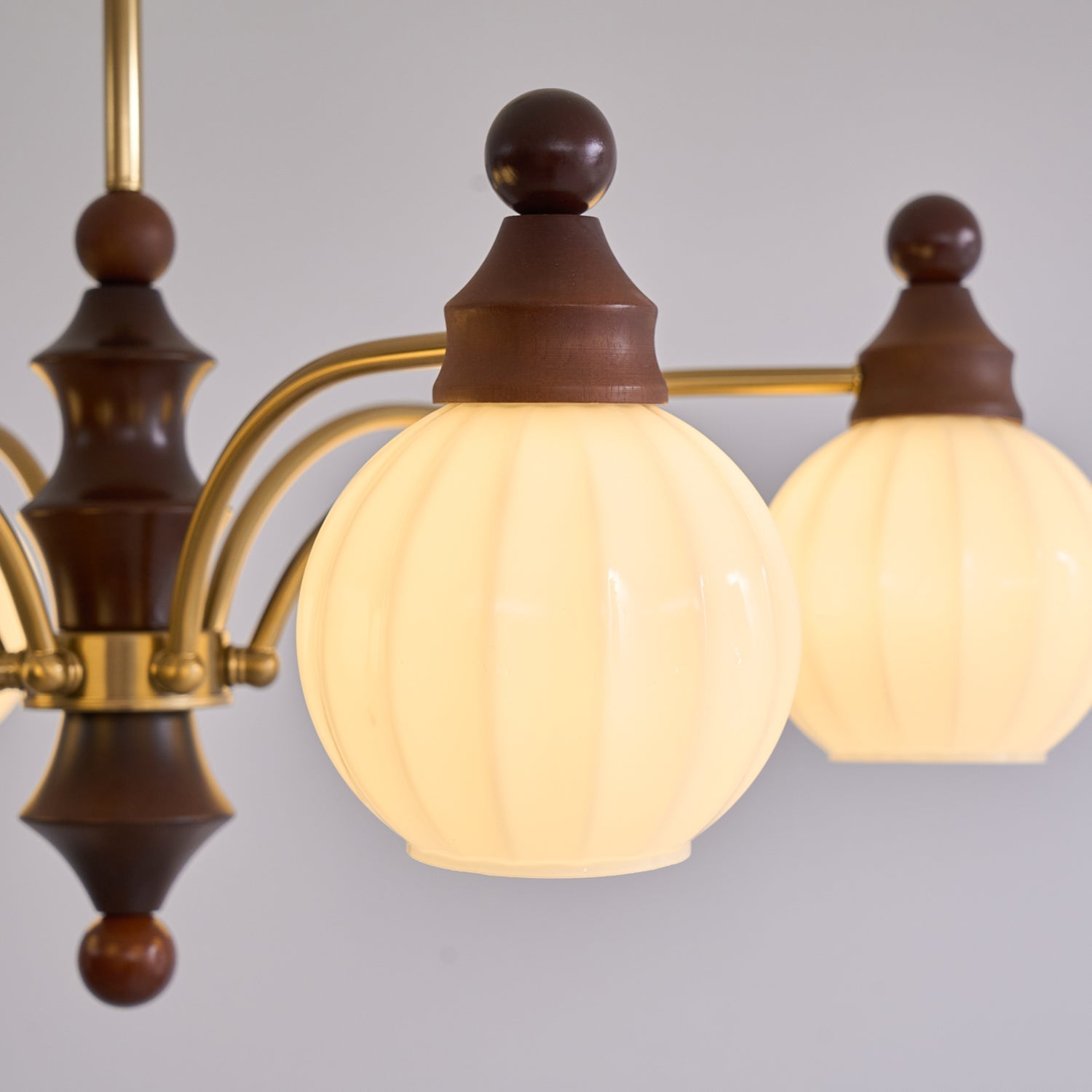 Jago Chandelier Blossom with Glass Shades