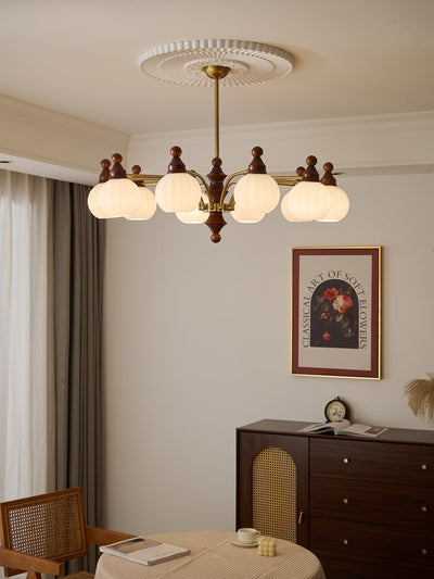 Jago Chandelier Blossom with Glass Shades