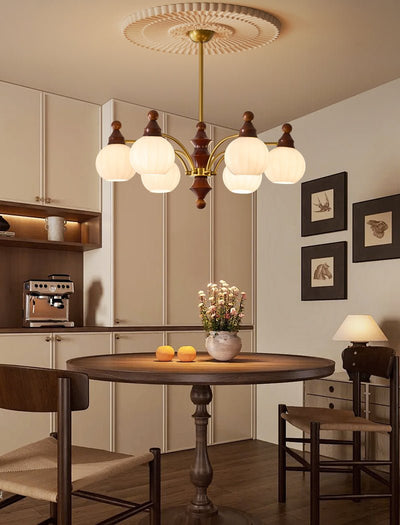 Jago Chandelier Blossom with Glass Shades