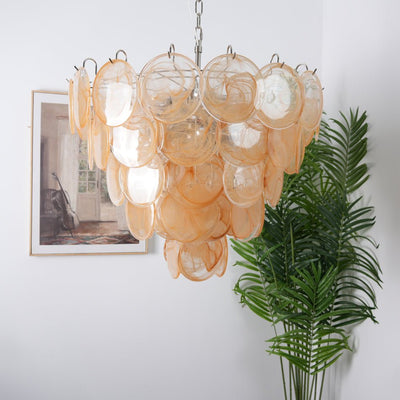 Celisira Chandelier Murano Glass Disc Classic