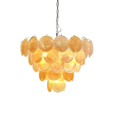 Celisira Chandelier Murano Glass Disc Classic