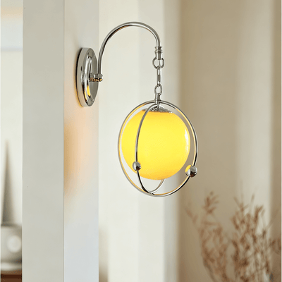 Veliselia Orb Cage Wall Sconce Light