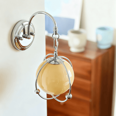 Veliselia Orb Cage Wall Sconce Light
