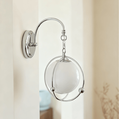 Veliselia Orb Cage Wall Sconce Light