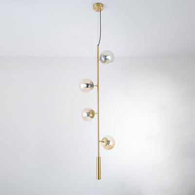 Erevia Brass & Glass Pendant Light