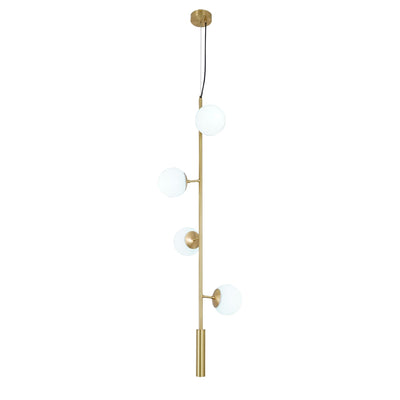 Erevia Brass & Glass Pendant Light