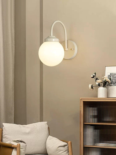 Zomareth Orb Surface Glass Wall Lamp
