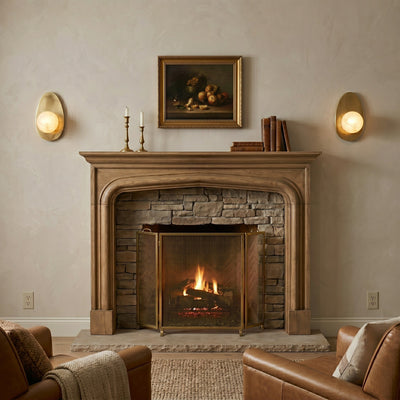 Orlisse Alabaster Wall Sconce