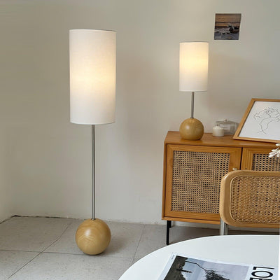 Sylivira Wooden Sphere Table Lamp