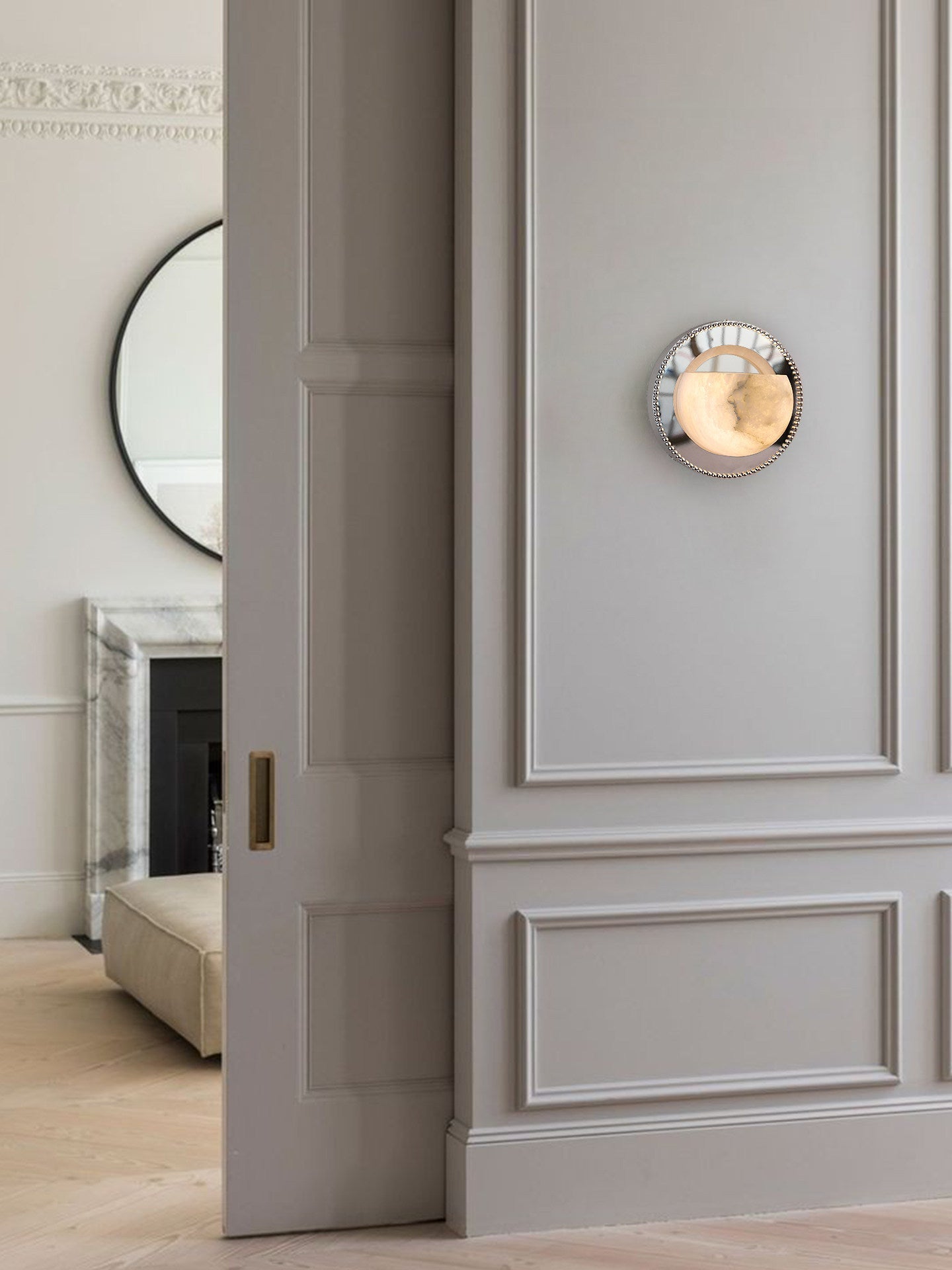 Albarelia Pearl Alabaster Wall Light
