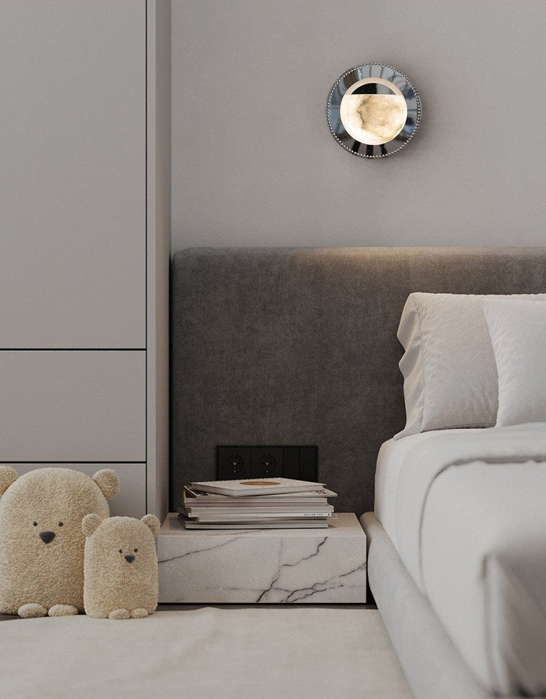 Albarelia Pearl Alabaster Wall Light