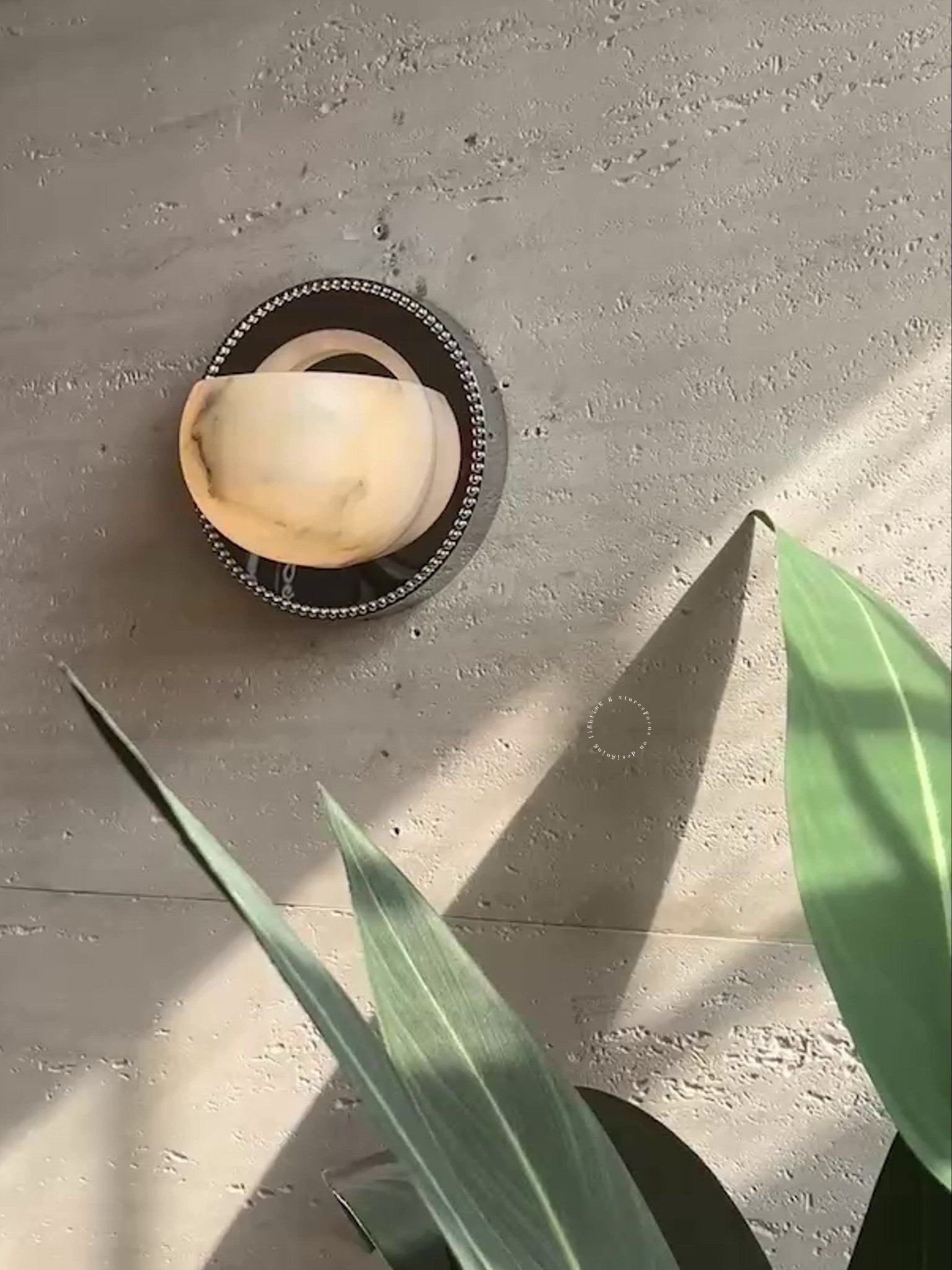 Albarelia Pearl Alabaster Wall Light