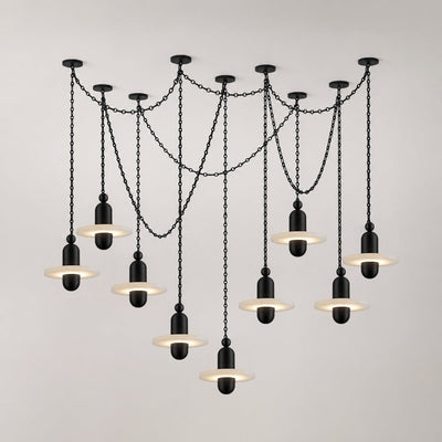 Hadrian Orbital Drift Chain Chandelier