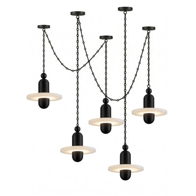 Hadrian Orbital Drift Chain Chandelier