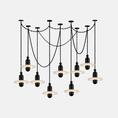 Hadrian Orbital Drift Chain Chandelier