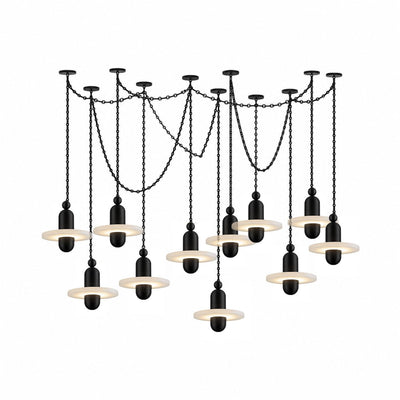 Hadrian Orbital Drift Chain Chandelier
