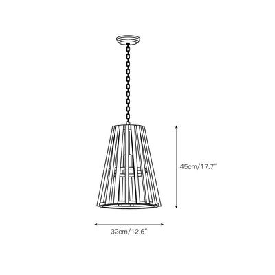 Avsolel Wooden Pendant Lamp