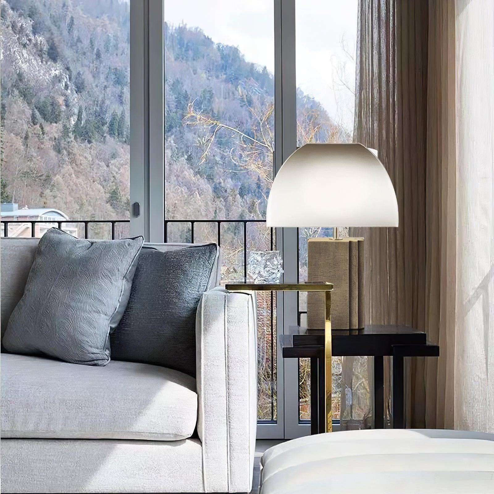 Cylo Minimalist Resin Table Lamp