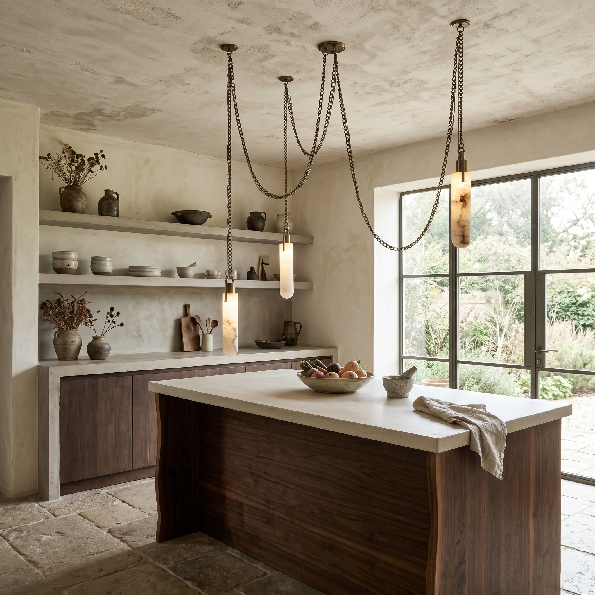 Bellmere Alabaster Pendant Light