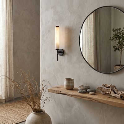 Orinley Alabaster Indoor Wall Light