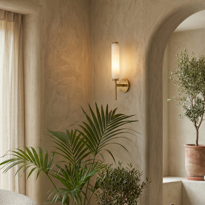 Orinley Alabaster Indoor Wall Light