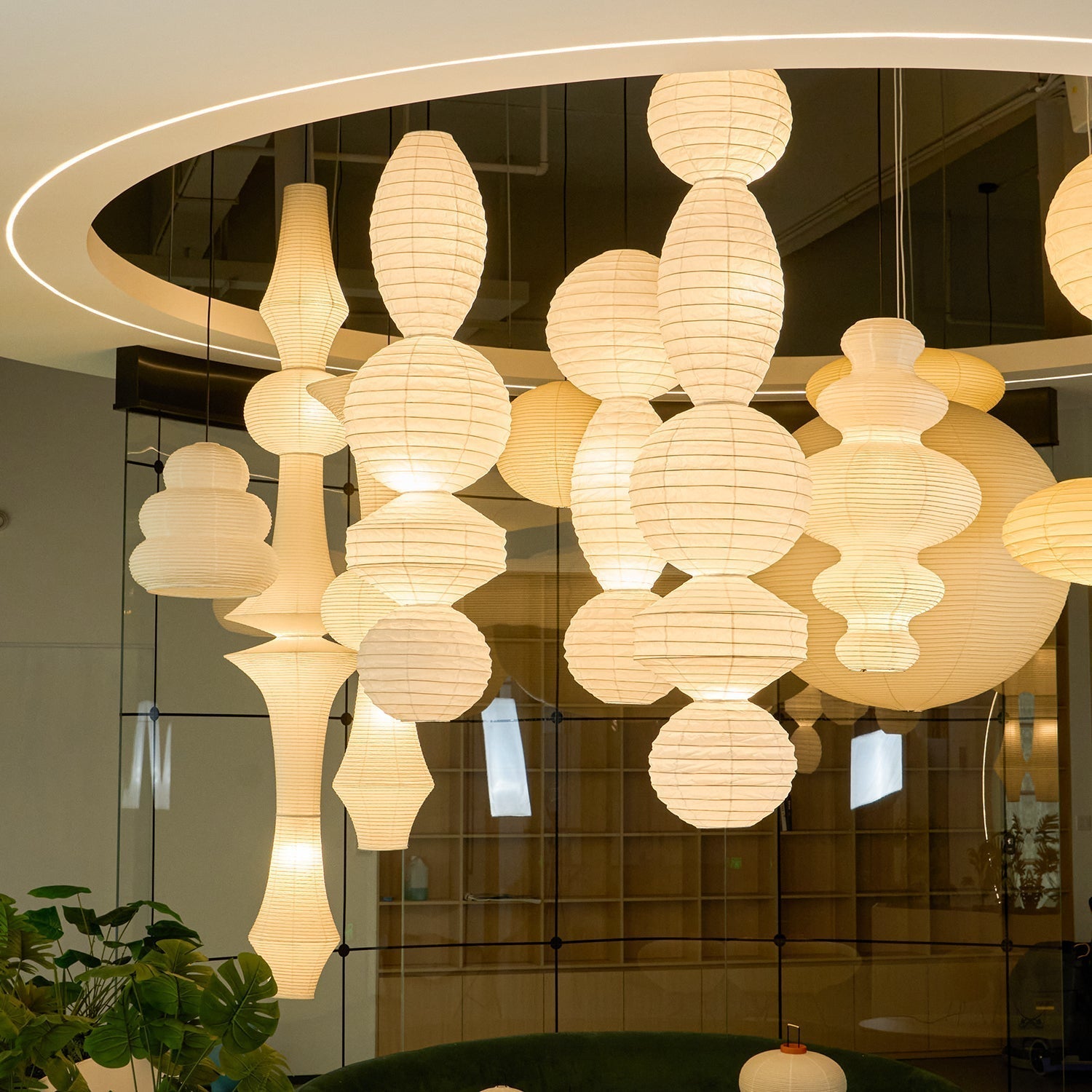 Dov Minimalist Paper Pendant Lamp