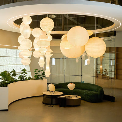 Elthayra Natural Series Bamboo Lantern Pendant Lamp