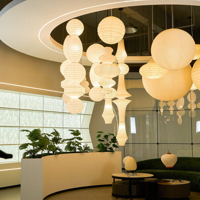 Elthayra Natural Series Bamboo Lantern Pendant Lamp