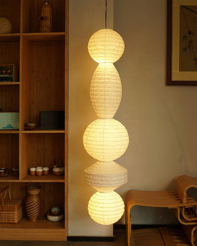 Elthayra Natural Series Bamboo Lantern Pendant Lamp