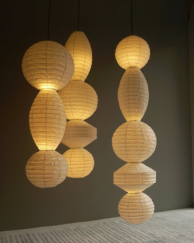 Elthayra Natural Series Bamboo Lantern Pendant Lamp