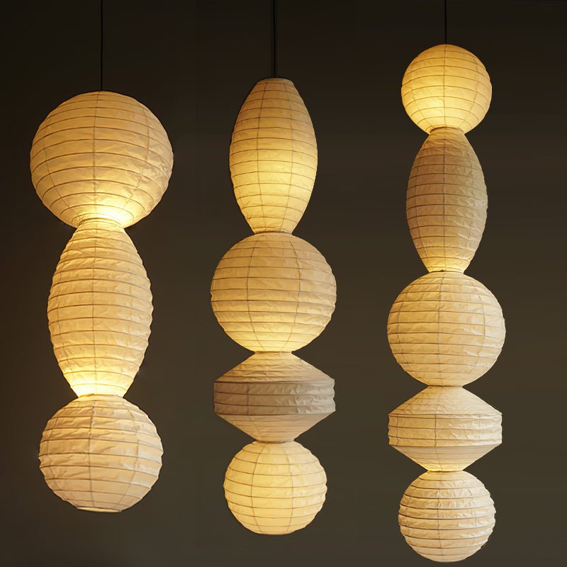 Elthayra Natural Series Bamboo Lantern Pendant Lamp
