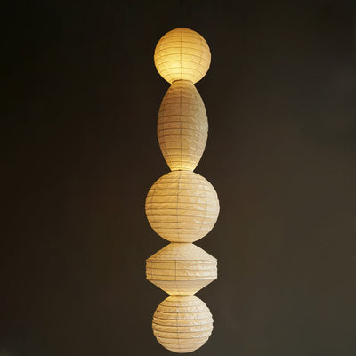 Elthayra Natural Series Bamboo Lantern Pendant Lamp