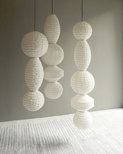 Elthayra Natural Series Bamboo Lantern Pendant Lamp