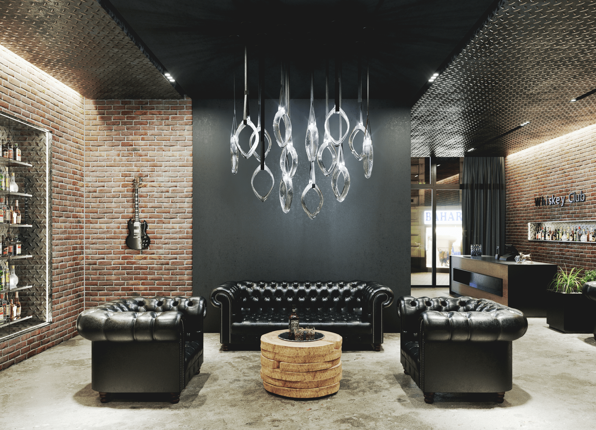 Ivvyne Modern Glass Chandelier