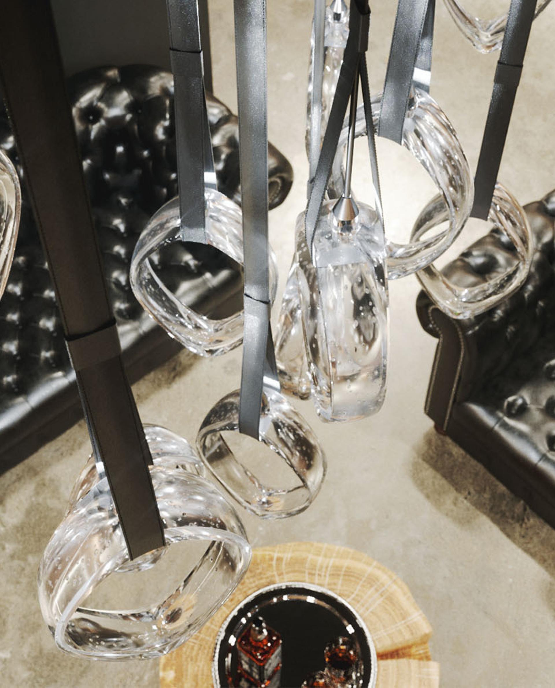 Ivvyne Modern Glass Chandelier
