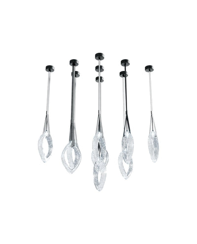 Ivvyne Modern Glass Chandelier