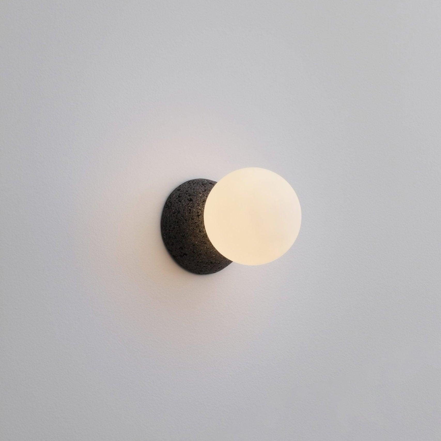 Eirinise Wall Lamp Concrete Opal Glass