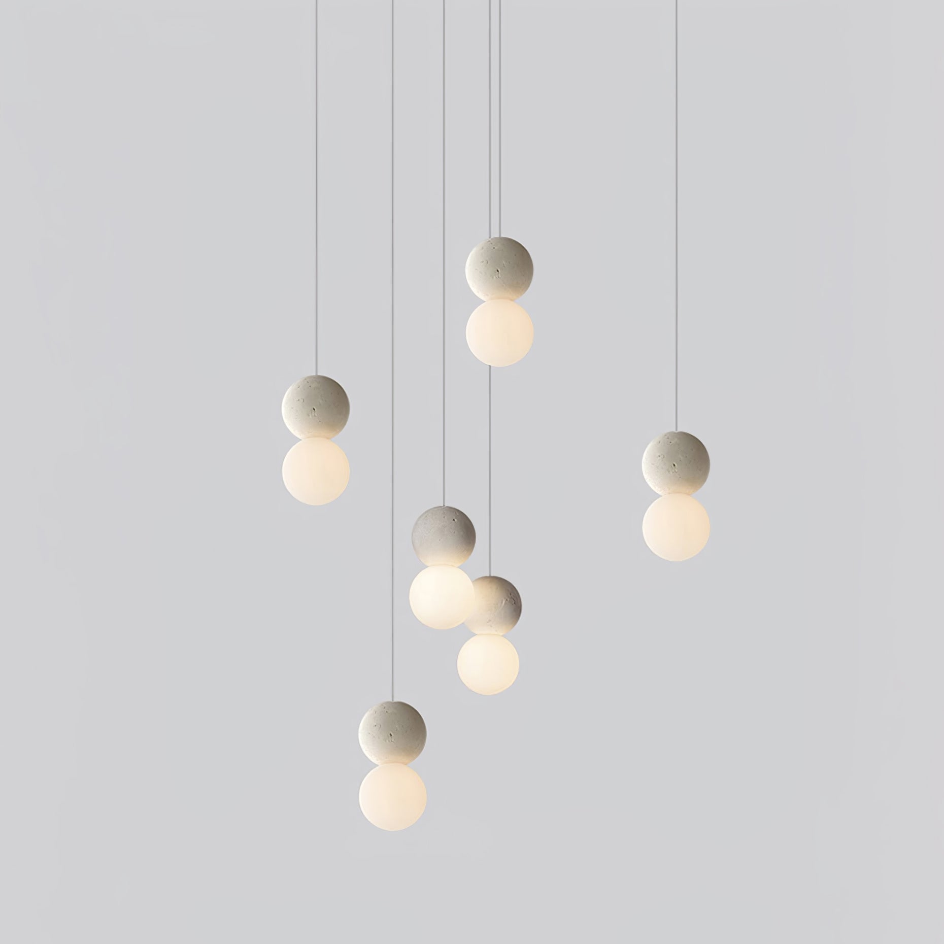 Joss Cement Minimalist Pendant Lamp