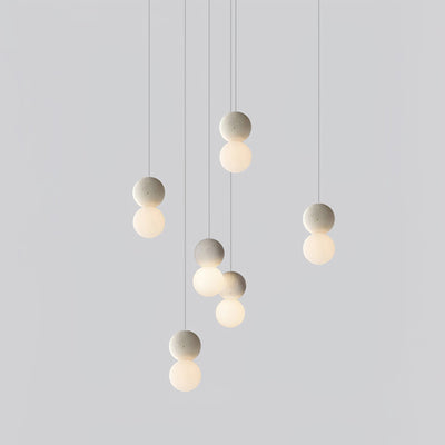 Joss Cement Minimalist Pendant Lamp