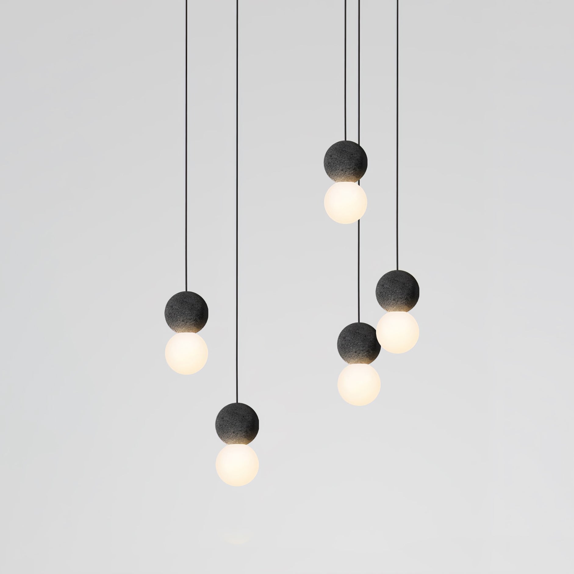 Joss Cement Minimalist Pendant Lamp