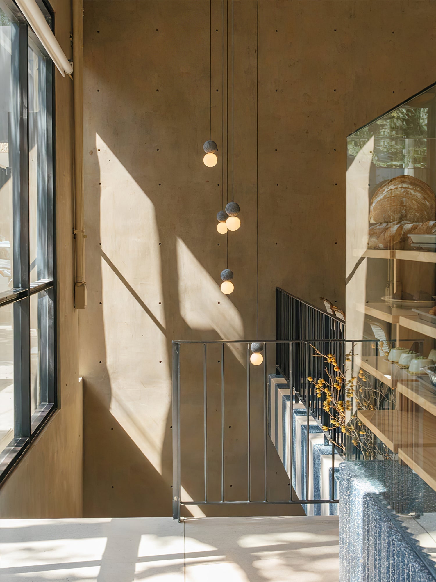 Joss Cement Minimalist Pendant Lamp