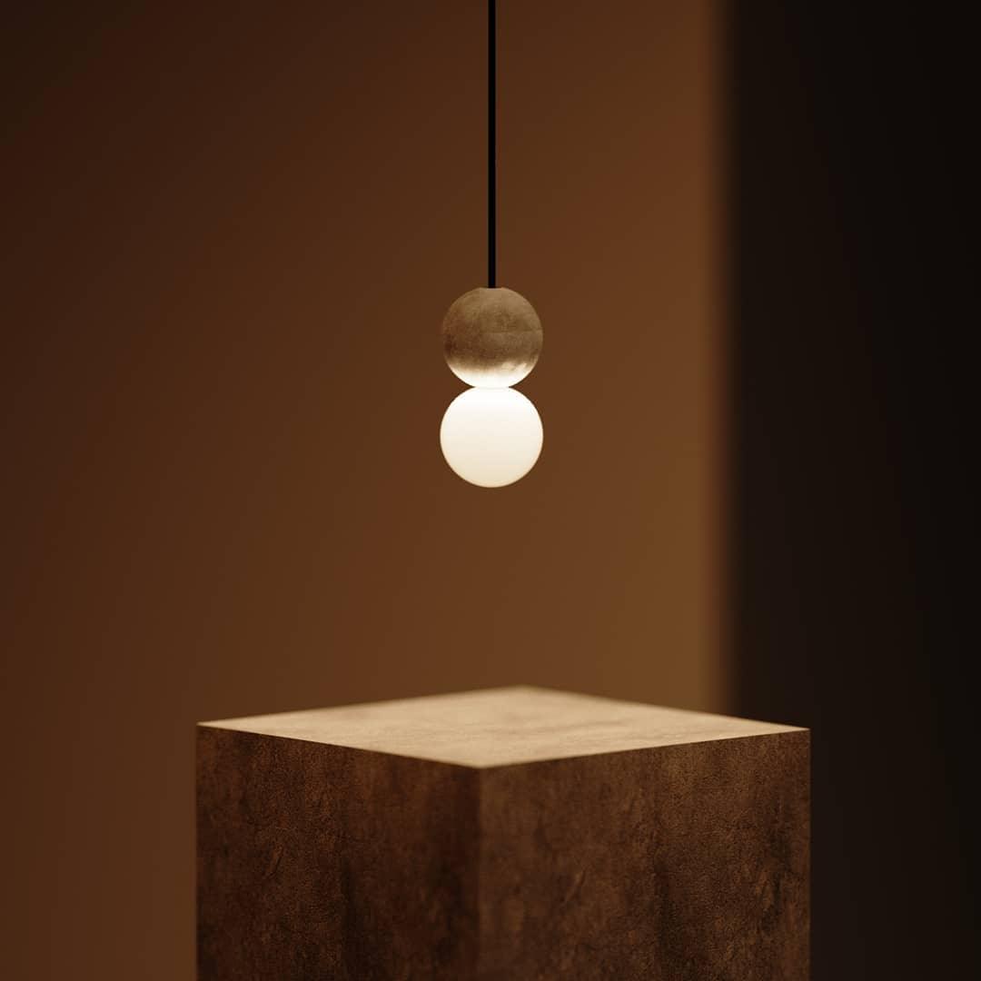 Joss Cement Minimalist Pendant Lamp