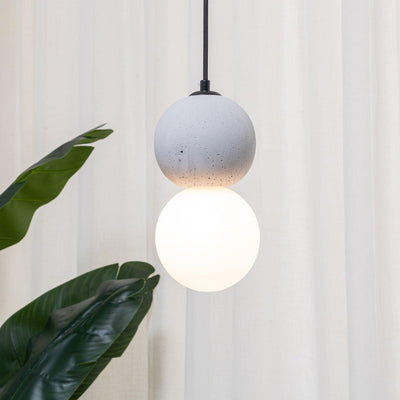 Joss Cement Minimalist Pendant Lamp