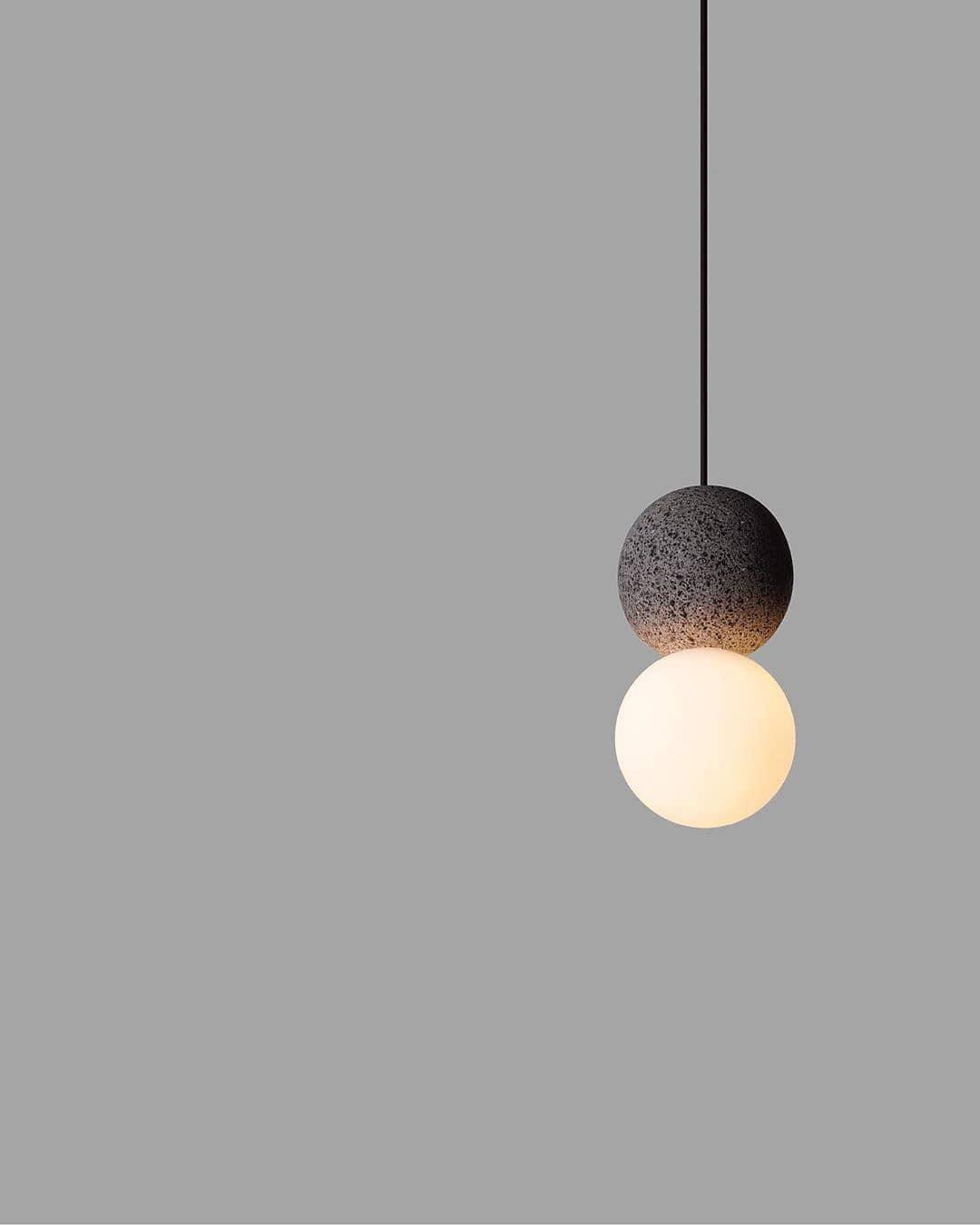 Joss Cement Minimalist Pendant Lamp